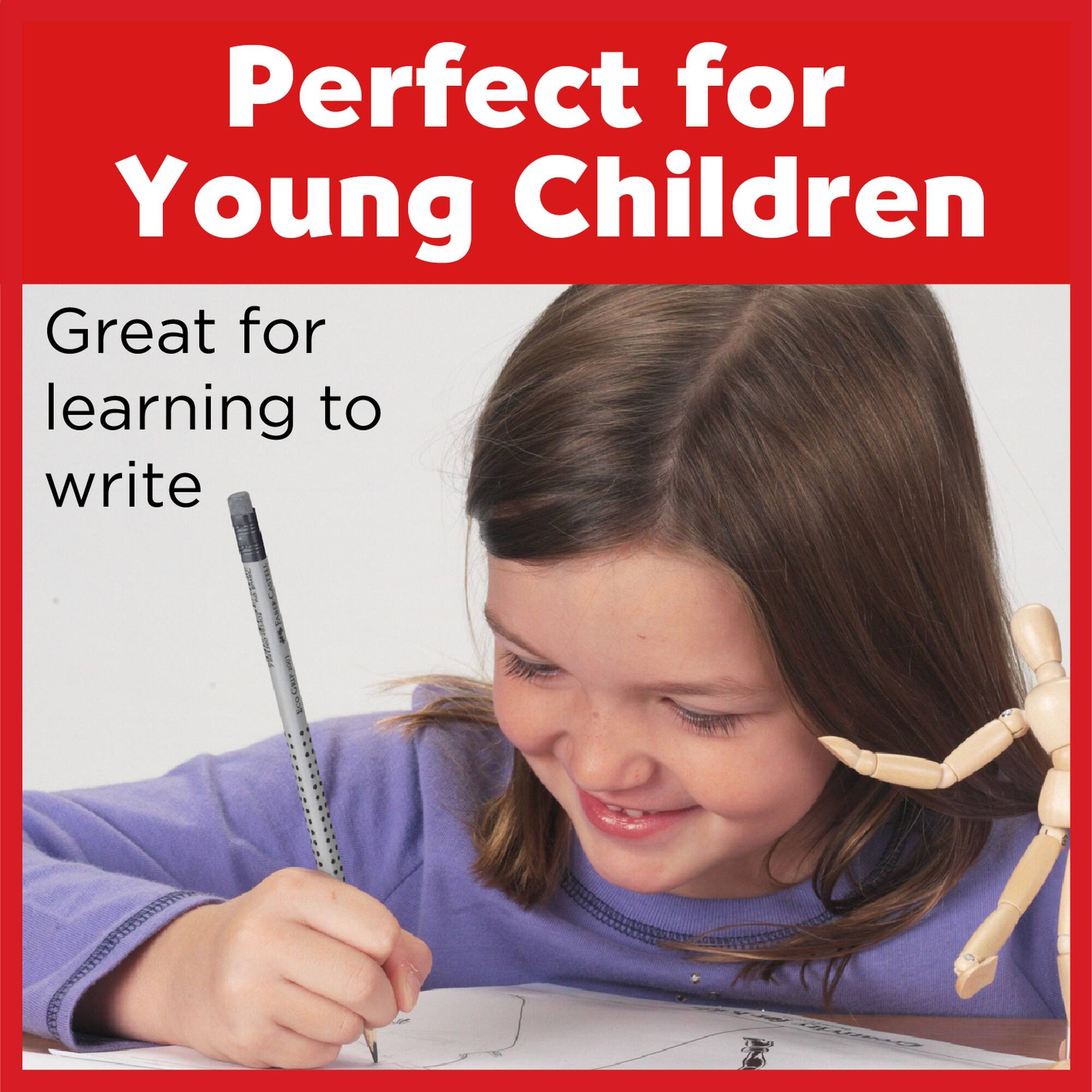 Faber-Castell HB Graphite GRIP Writing EcoPencils, 12ct.